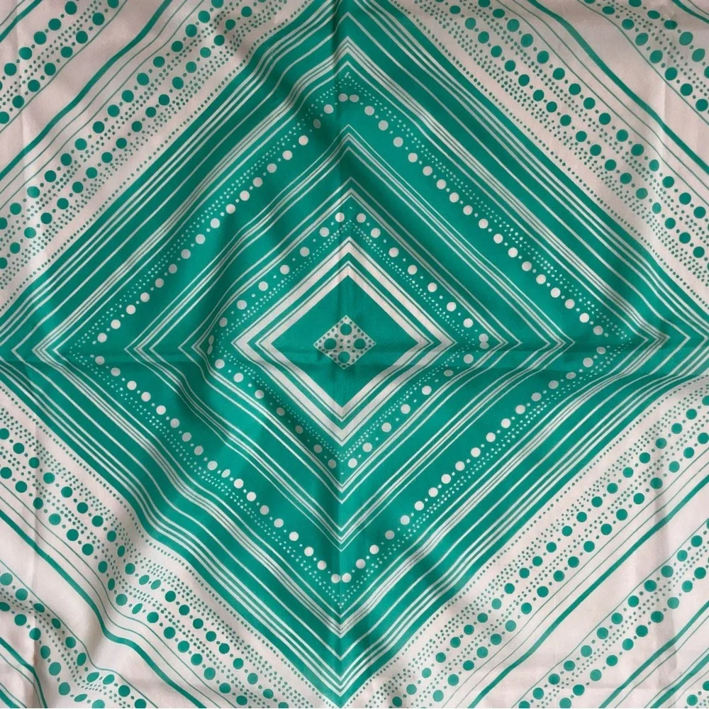 vintage scarf purse scarf polkadot pattern